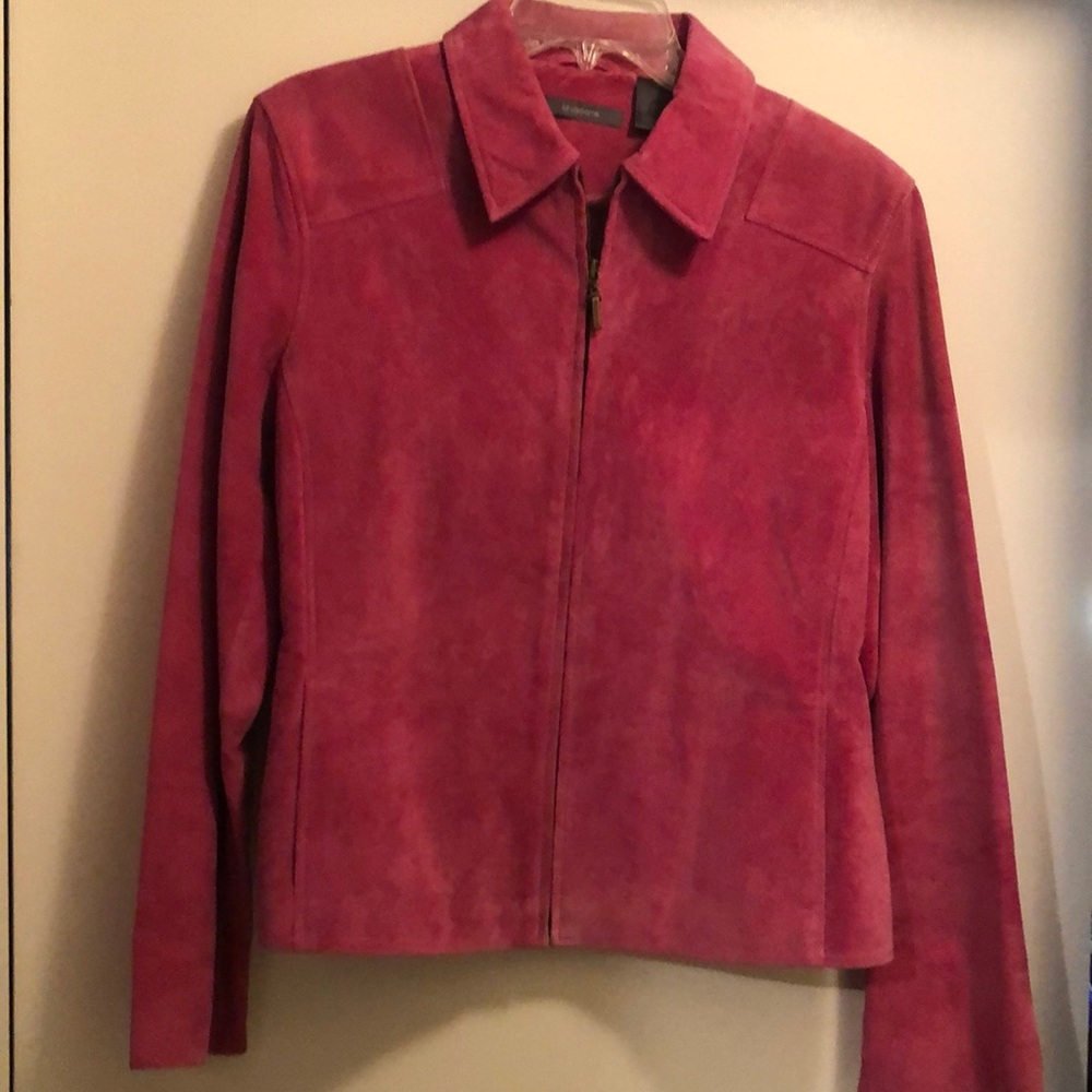 Pink Suede Jacket
